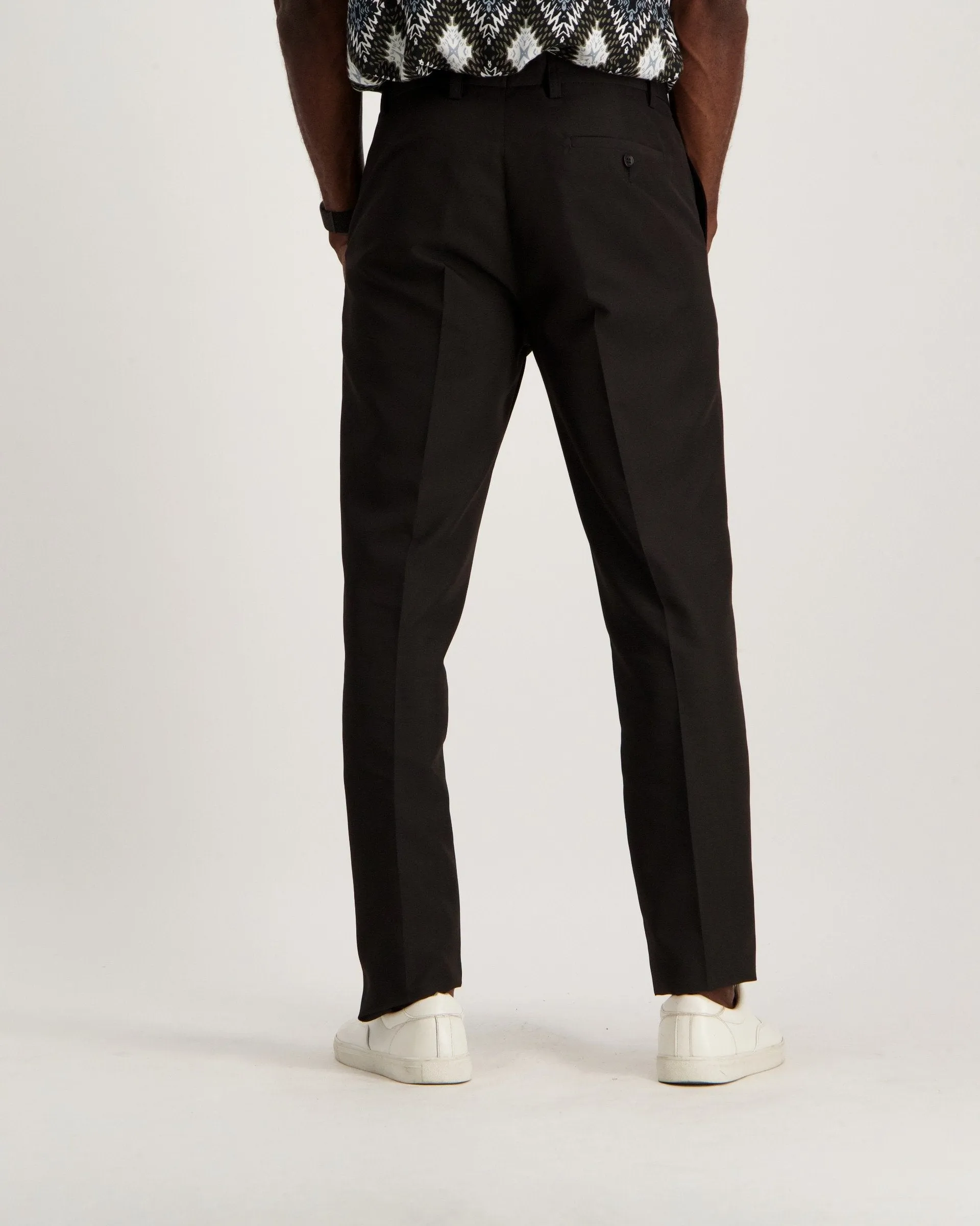 Men's Butter Regular Fit Trouser-Black