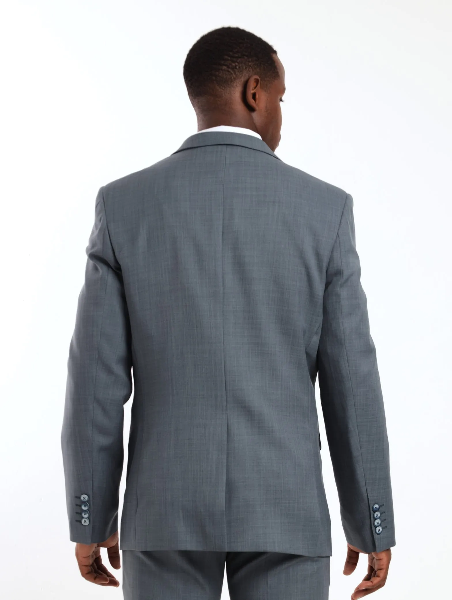 Men's Regular Essential Suit Jacket - Dark Blue