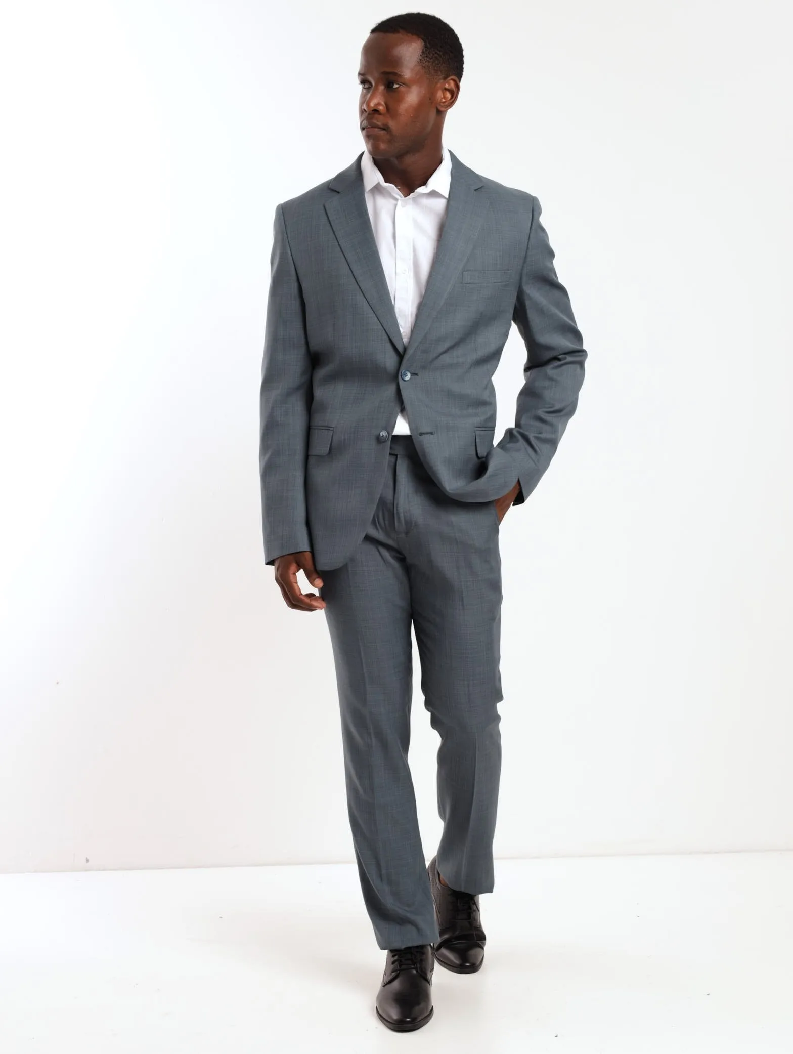 Men's Regular Essential Suit Jacket - Dark Blue