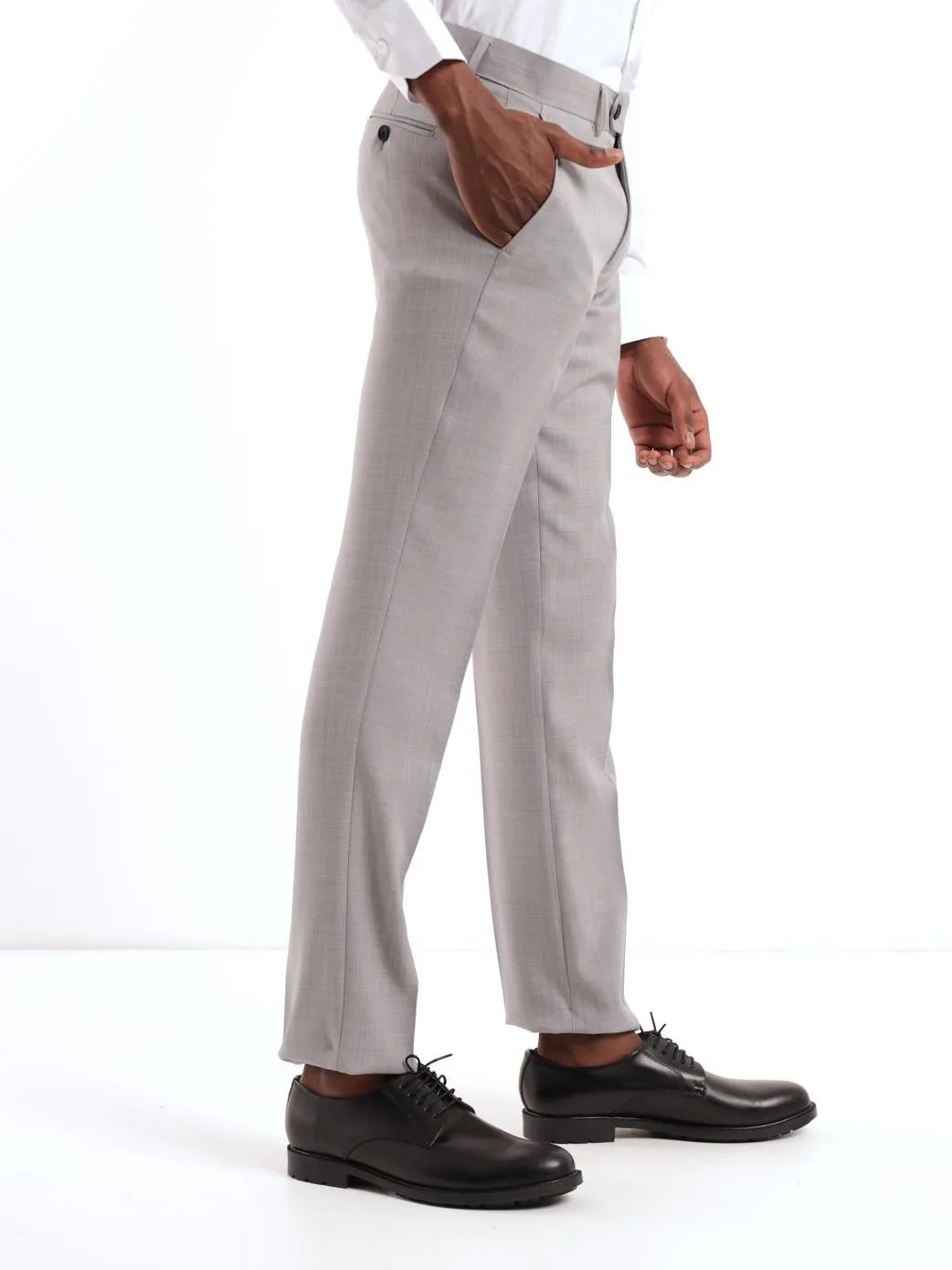 Men's Regular Fit Essential Suit Trouser - Grey