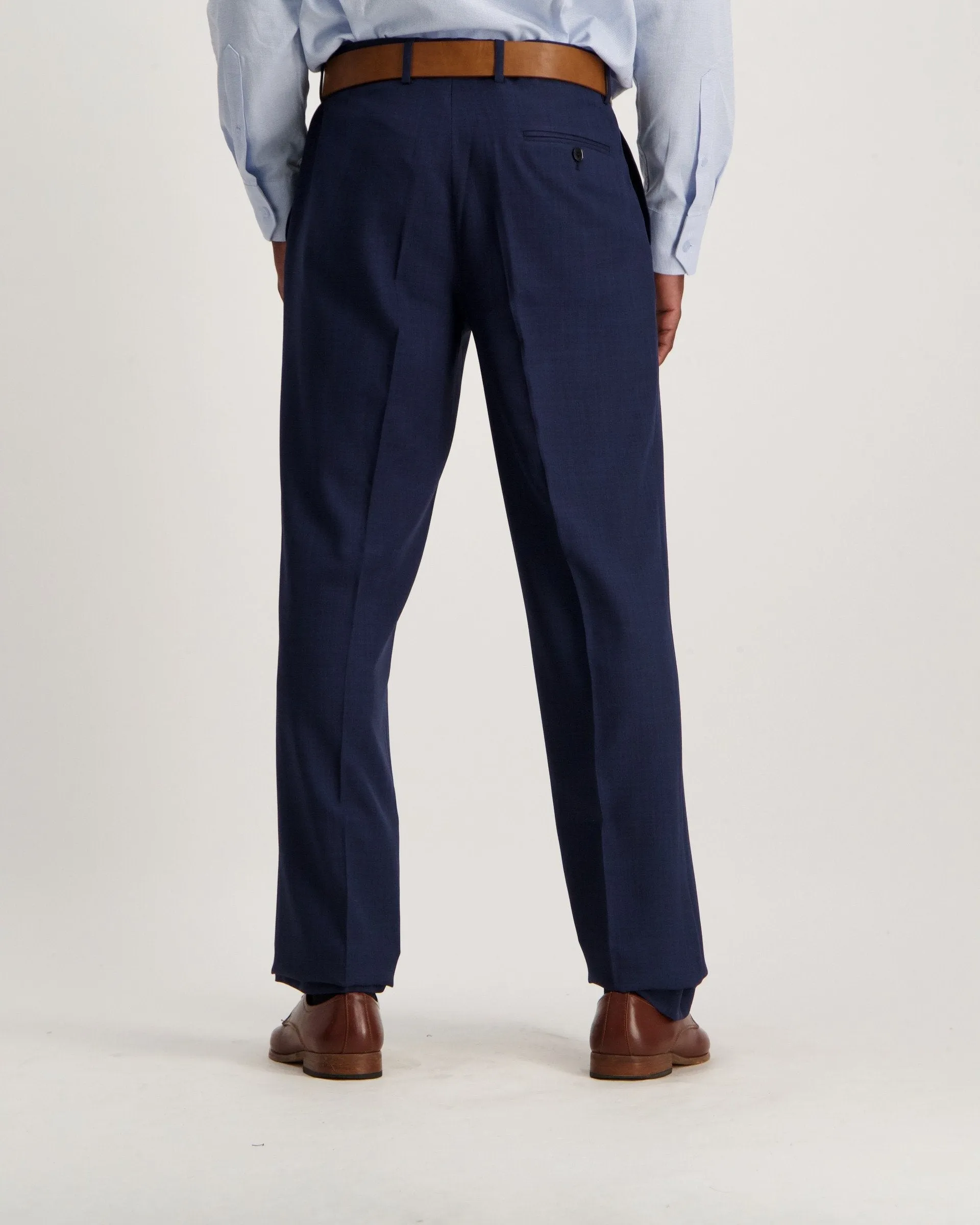 Men's Regular Fit Suit Trouser - Blue