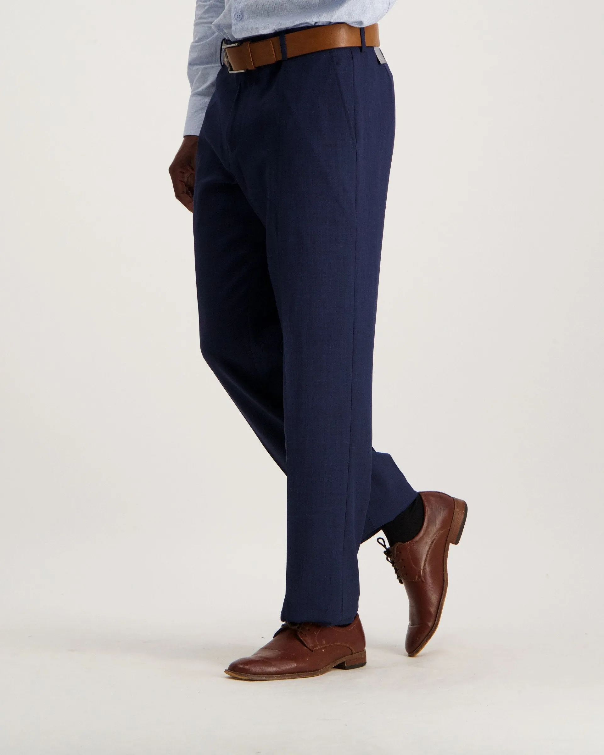Men's Regular Fit Suit Trouser - Blue