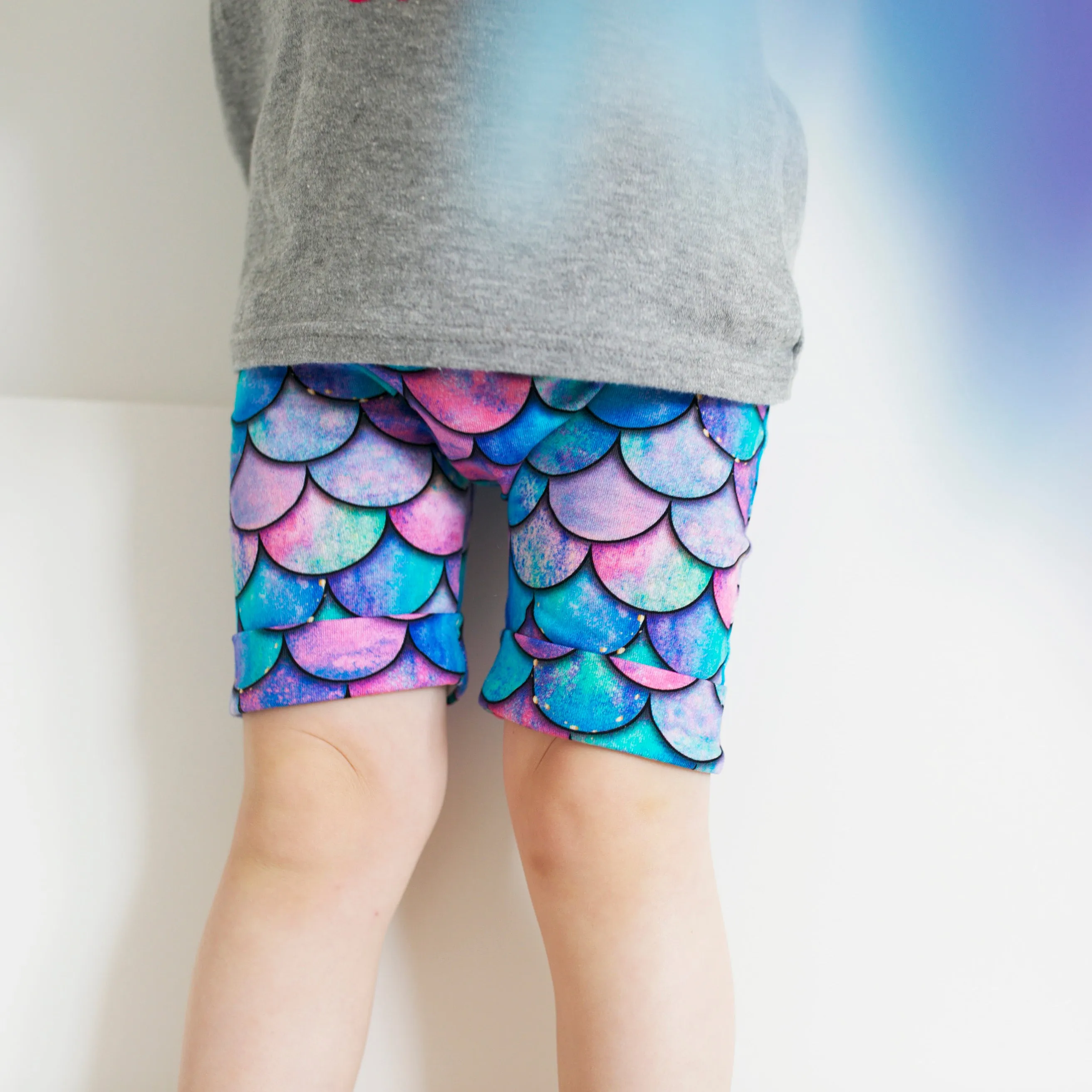 Mermaid Print Shorts