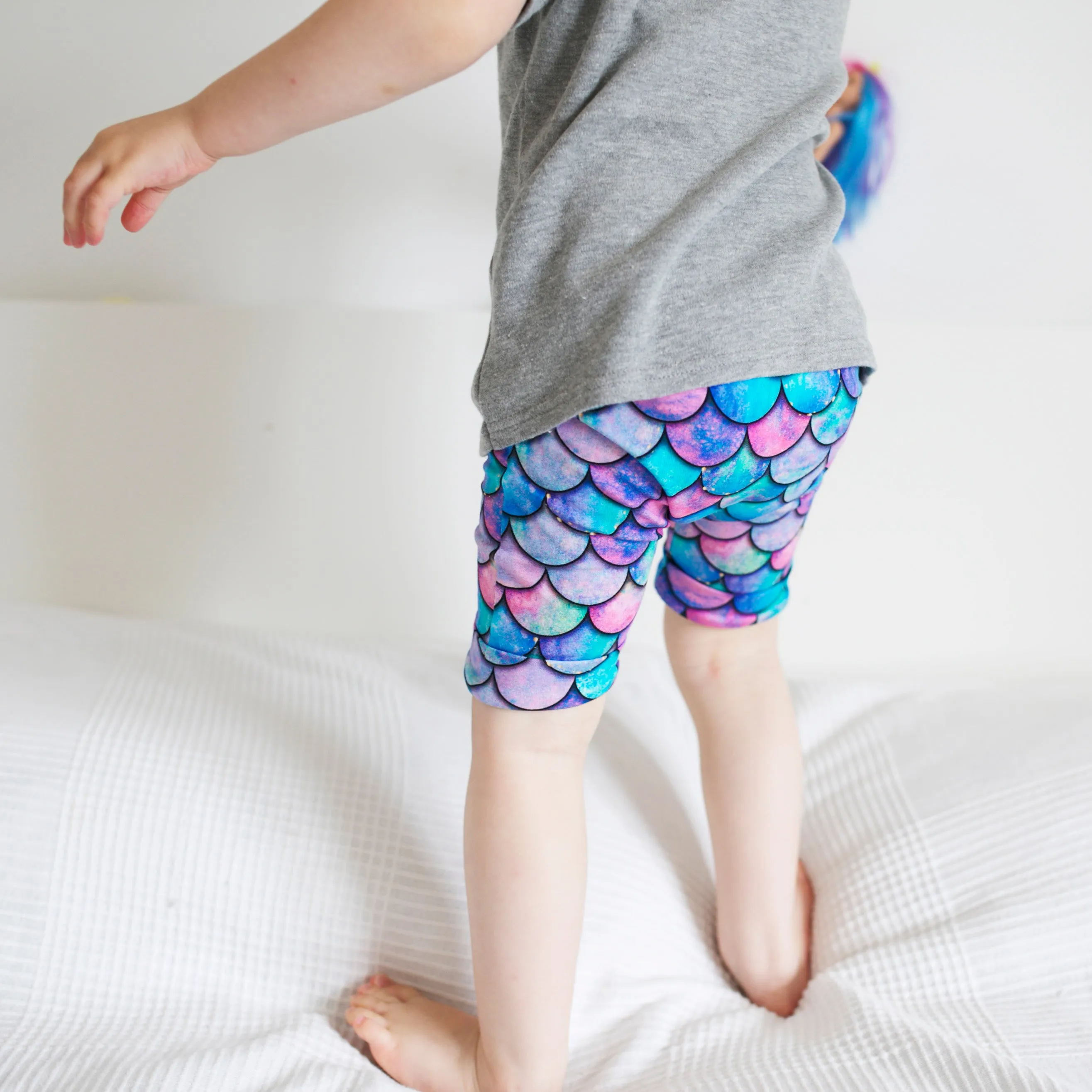 Mermaid Print Shorts