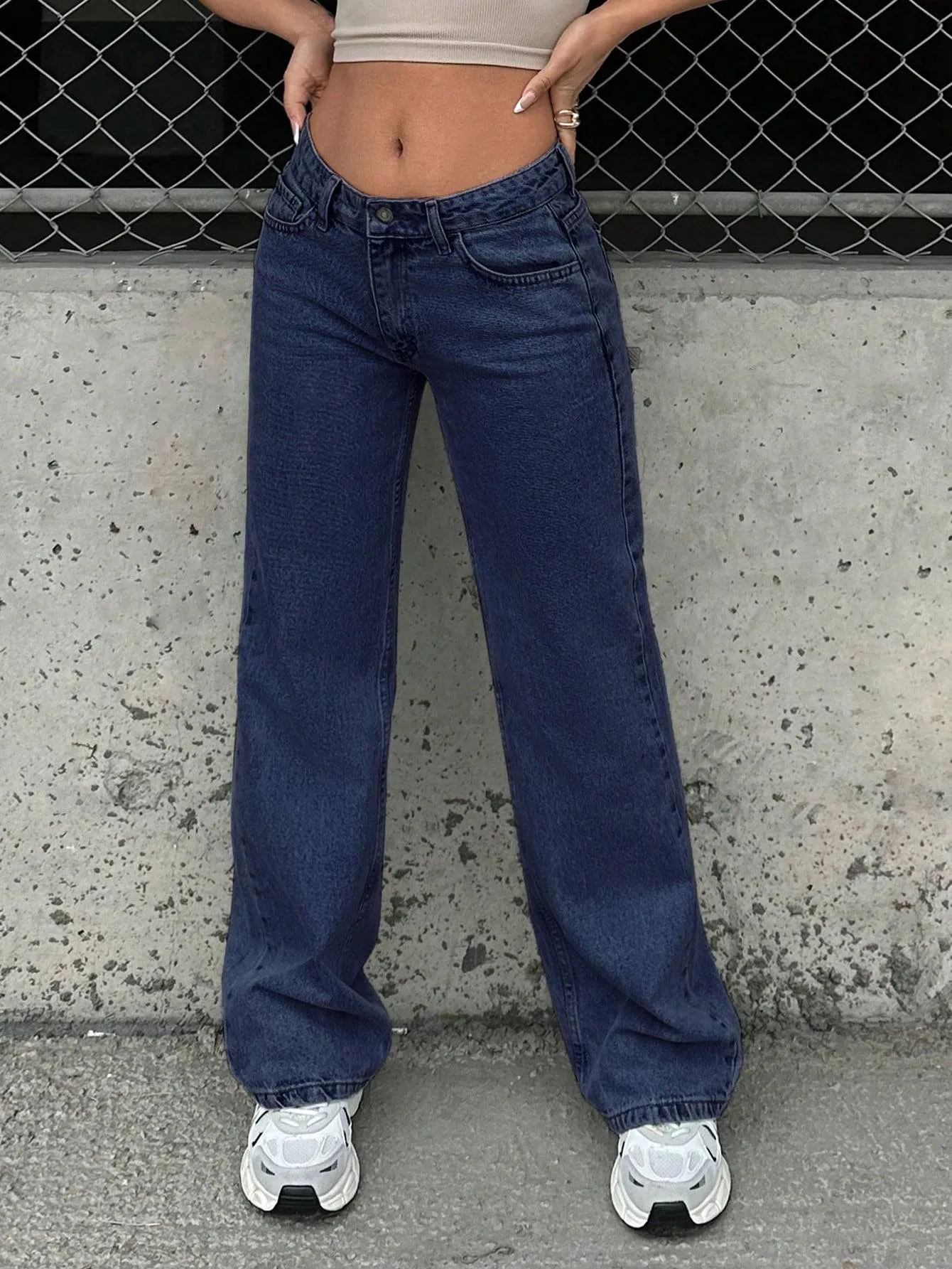 Metro Flow High-Waist Stretch Denim
