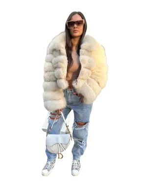 Mia™ | Zipped Mini Coat