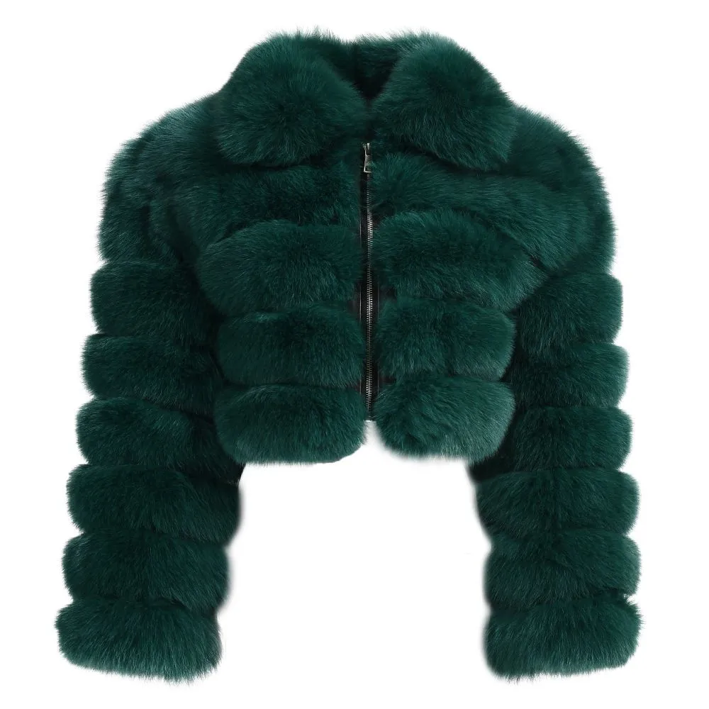 Mia™ | Zipped Mini Coat