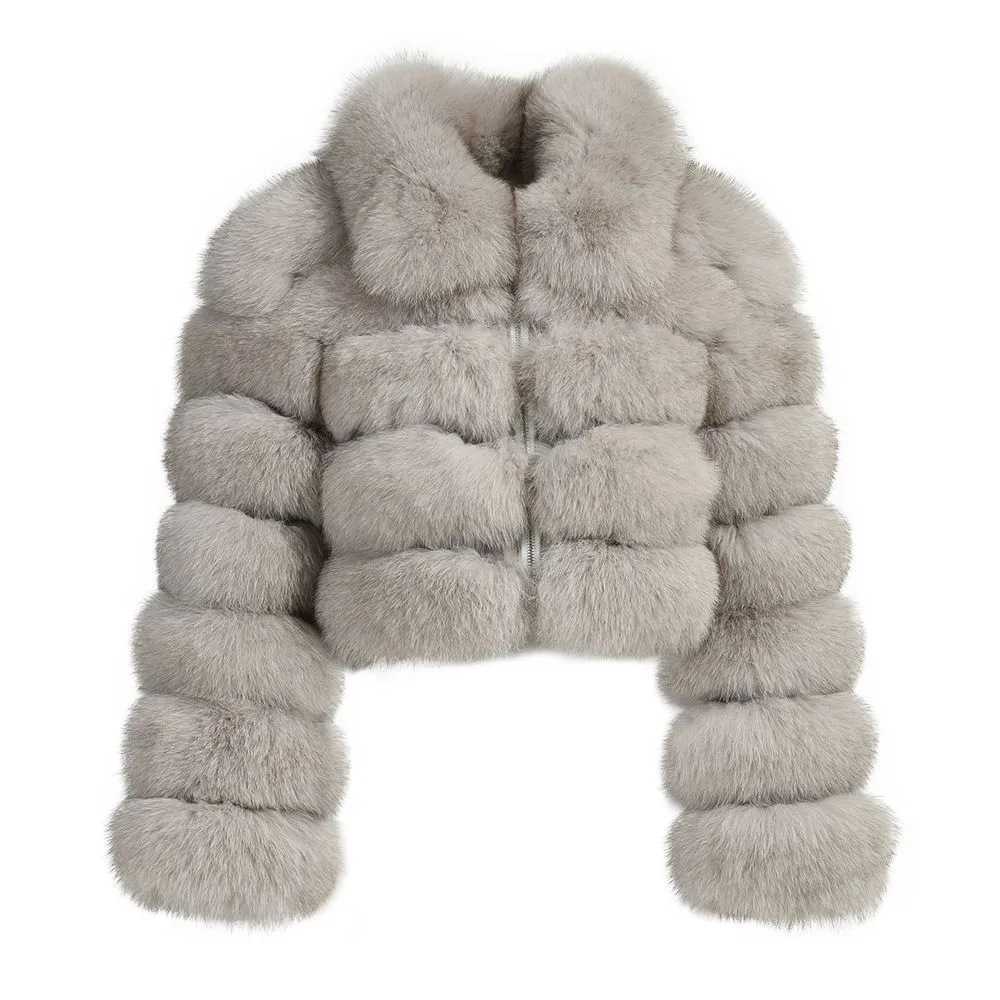 Mia™ | Zipped Mini Coat