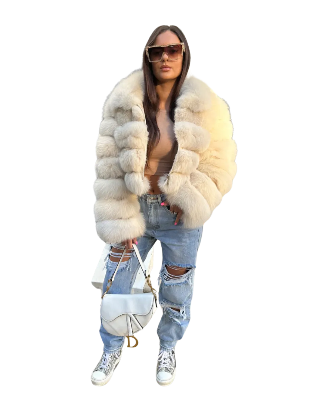 Mia™ | Zipped Mini Coat