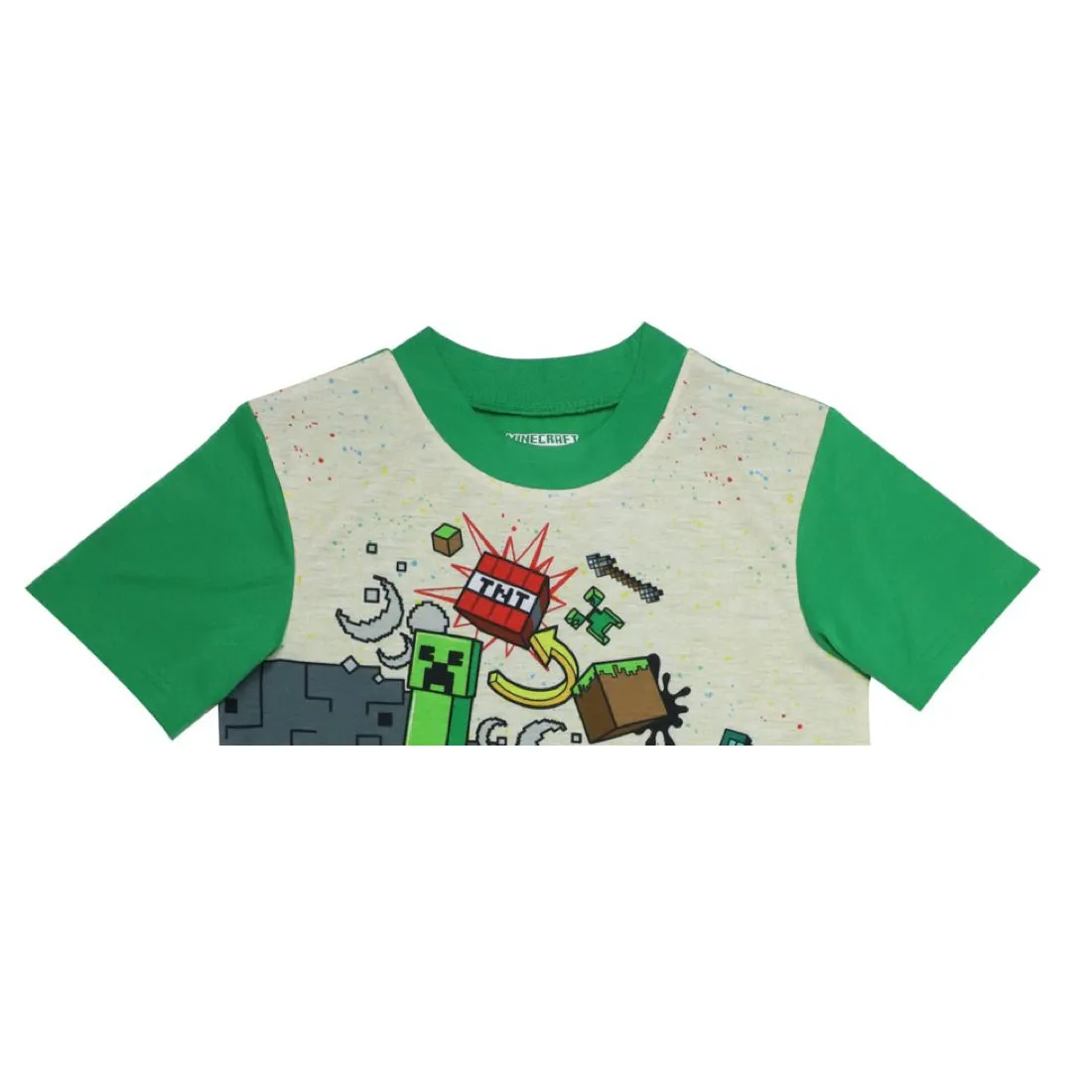 Minecraft Boys Pajamas Short Sleeve Kids PJs 2pc Set