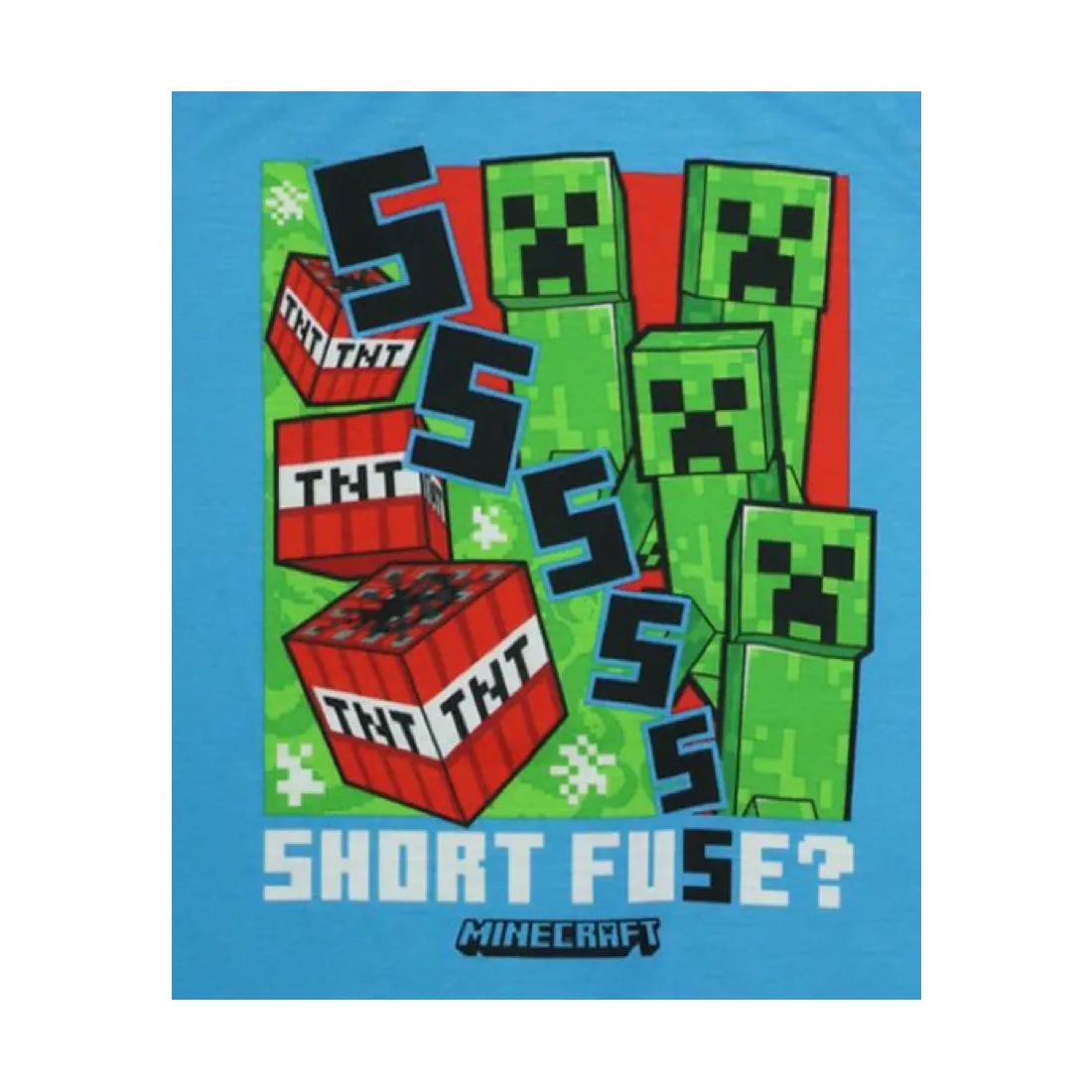Minecraft Boys Pajamas Short Sleeve Kids PJs 2pc Set
