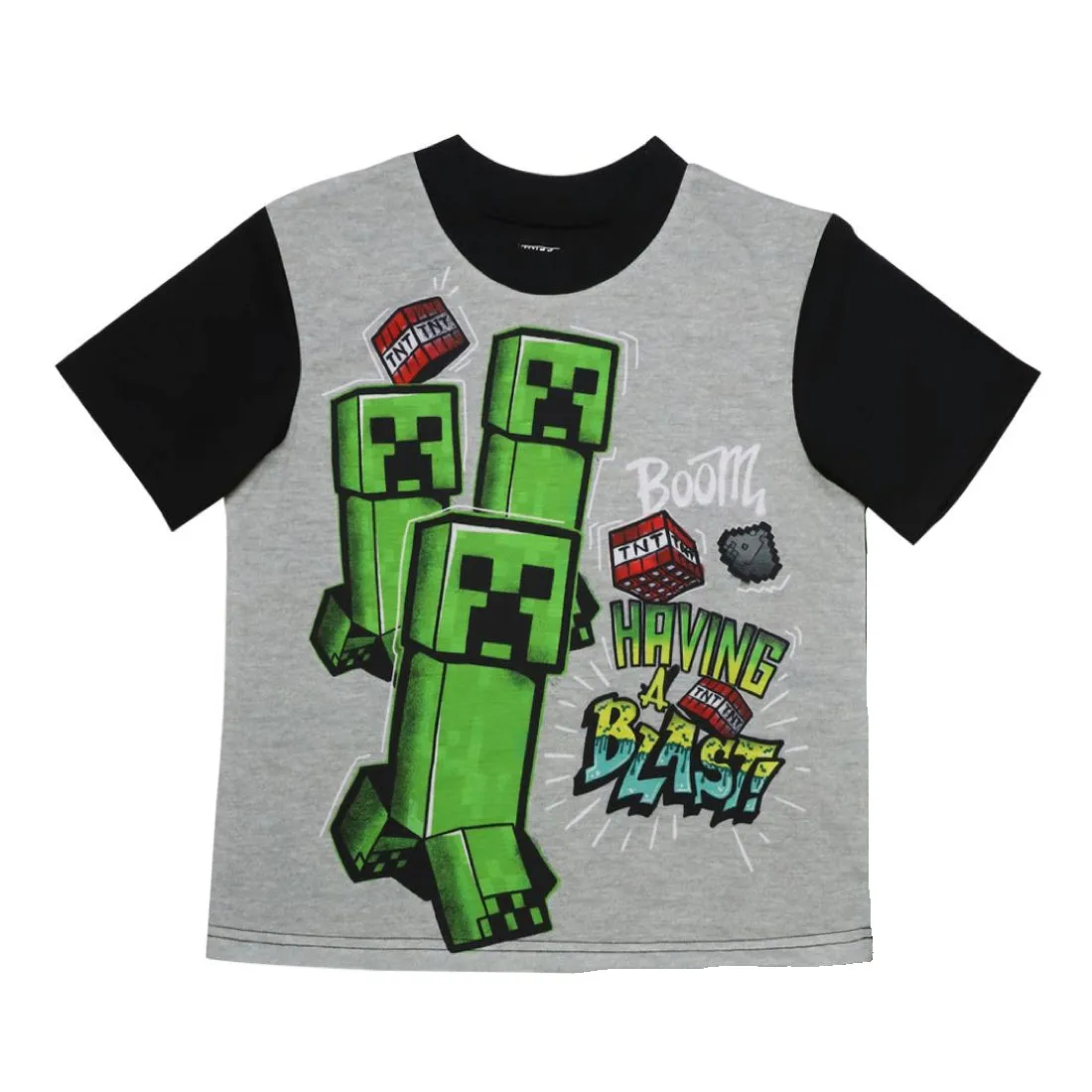 Minecraft Boys Pajamas Short Sleeve Kids PJs 2pc Set