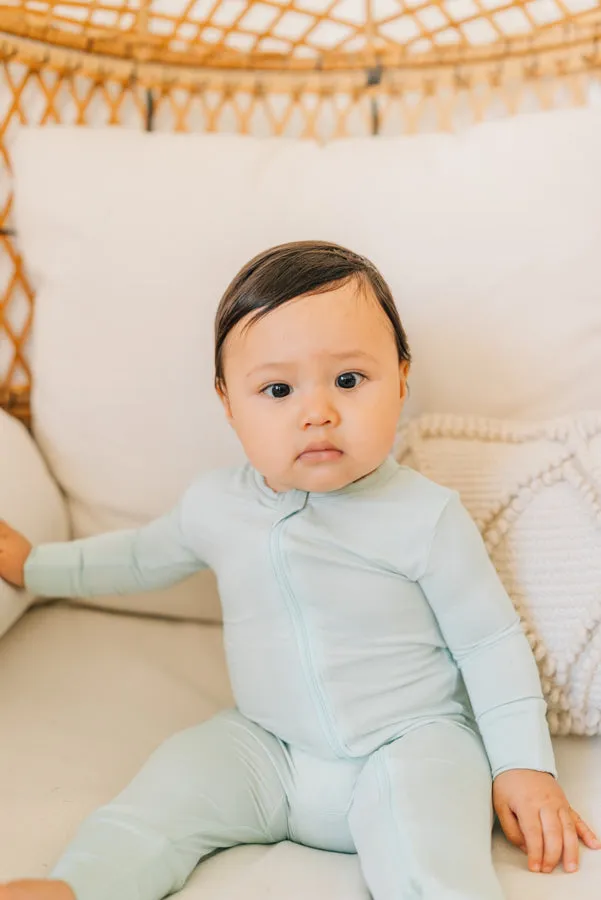 Mint Pajama Romper