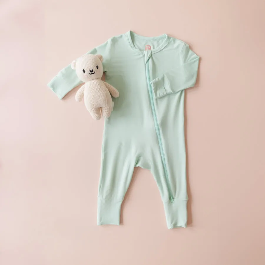 Mint Pajama Romper