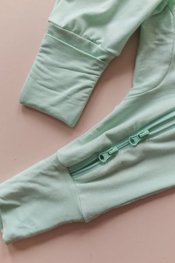 Mint Pajama Romper