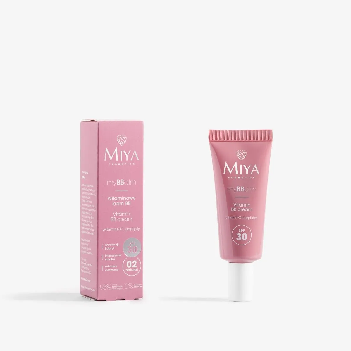 MIYA Cosmetics myBBalm Vitamin BB cream SPF30 - 02 natural 30ml