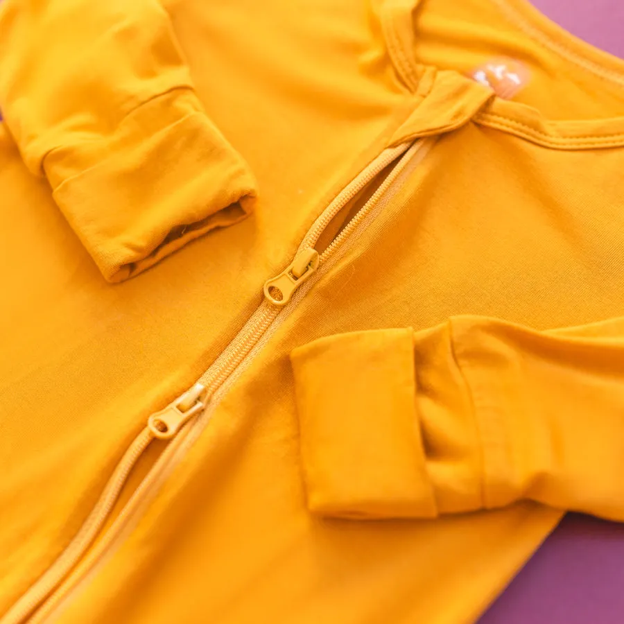 Mustard Pajama Romper