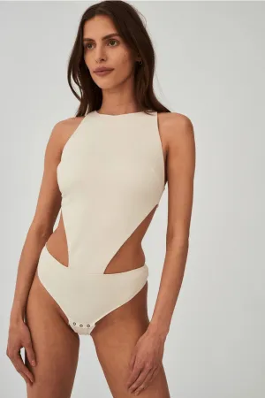 Naked Instinct Bodysuit - Cream