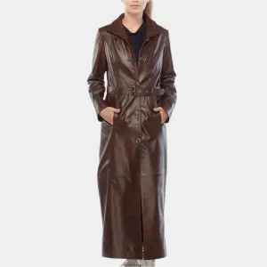 New Look Long Buttoned Women Trench Coat