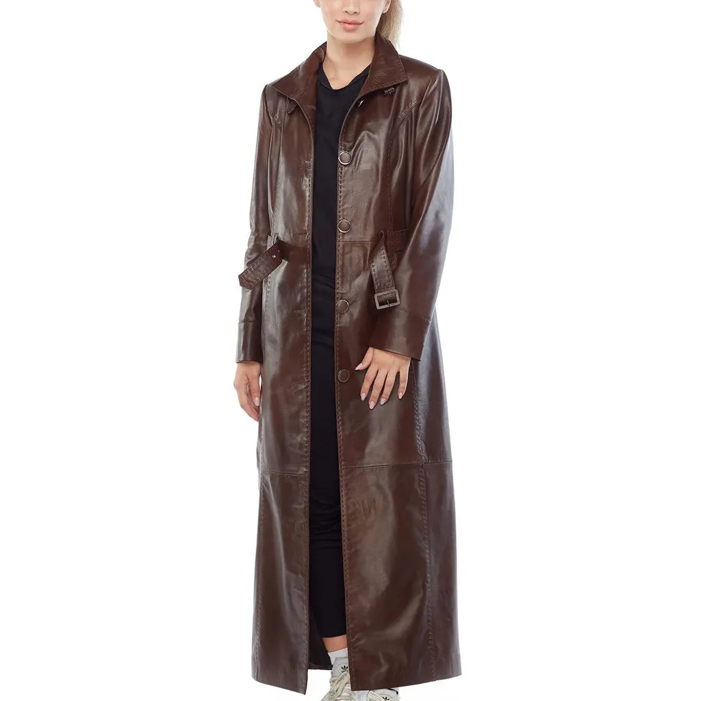 New Look Long Buttoned Women Trench Coat