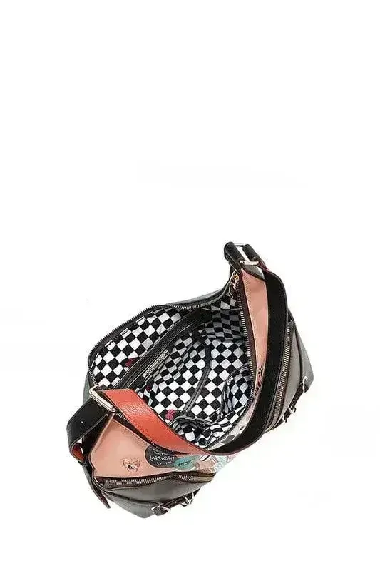 Nicole Lee Eco-Leather Shoulder Bag - 2 Pockets | Femstylo