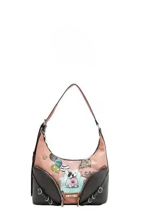 Nicole Lee Eco-Leather Shoulder Bag - 2 Pockets | Femstylo