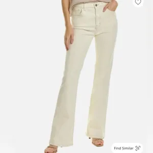 NWT Current Elliot High Rise Flare Cream Jeans in size 27