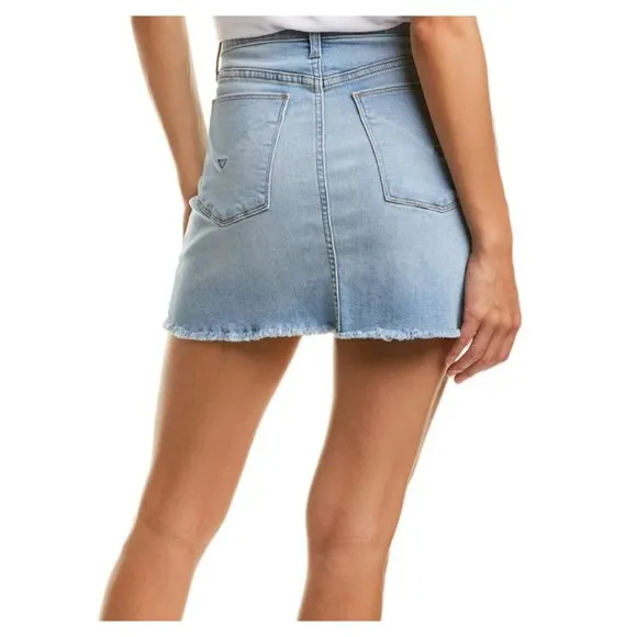 NWT Hudson Jeans Vivid Denim Mini Skirt Size 29