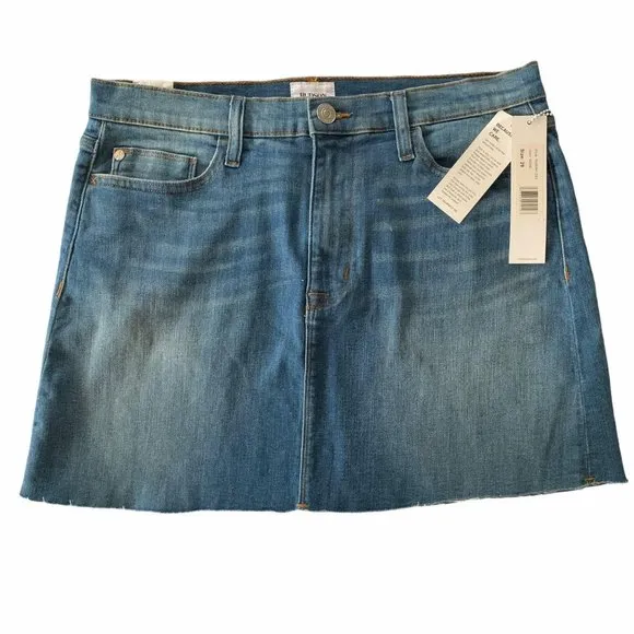 NWT Hudson Jeans Vivid Denim Mini Skirt Size 29