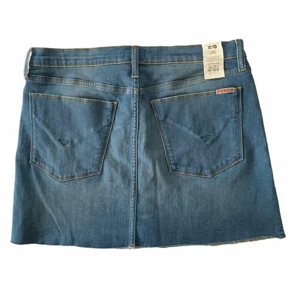 NWT Hudson Jeans Vivid Denim Mini Skirt Size 29