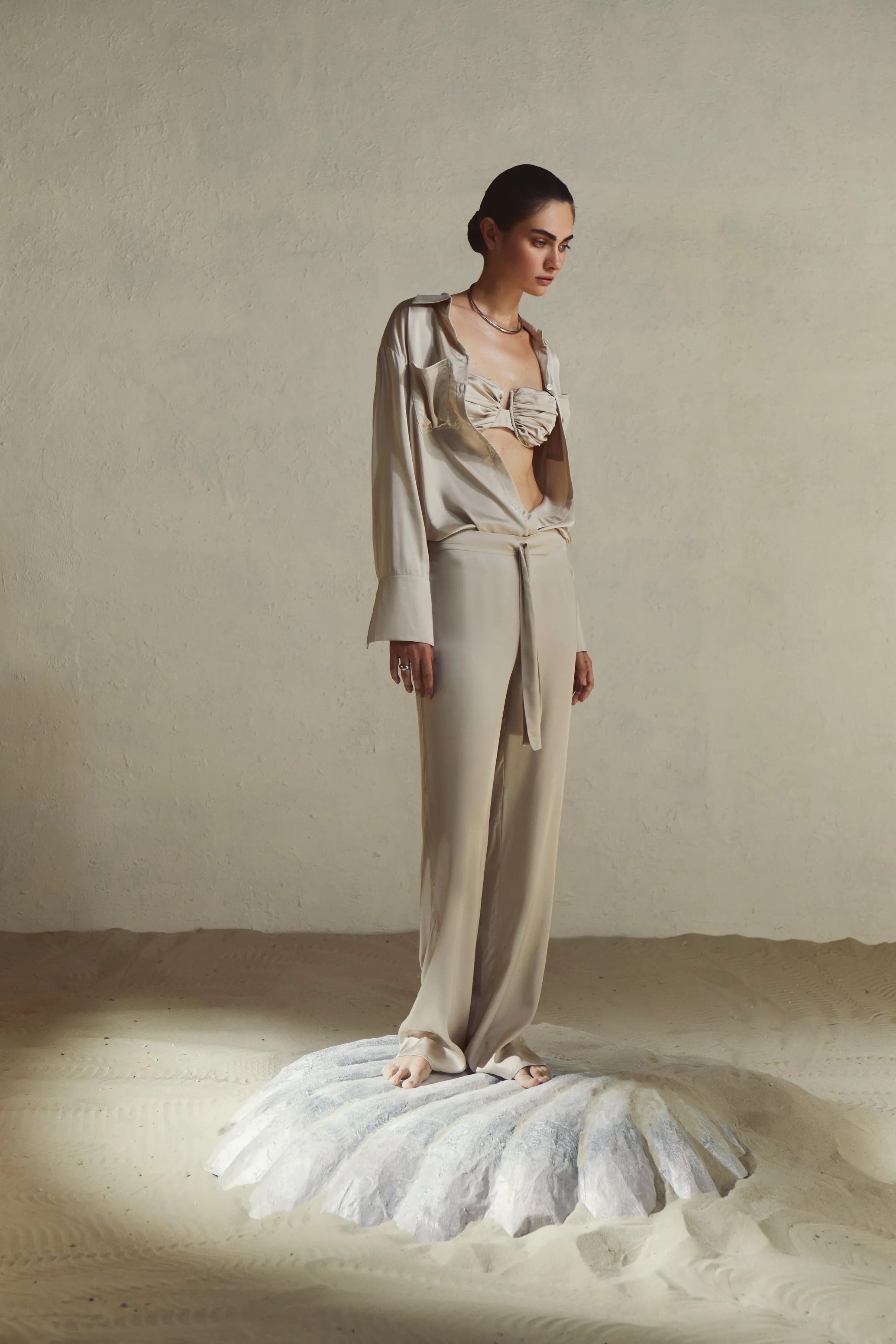 Ocean Pjs - Beige