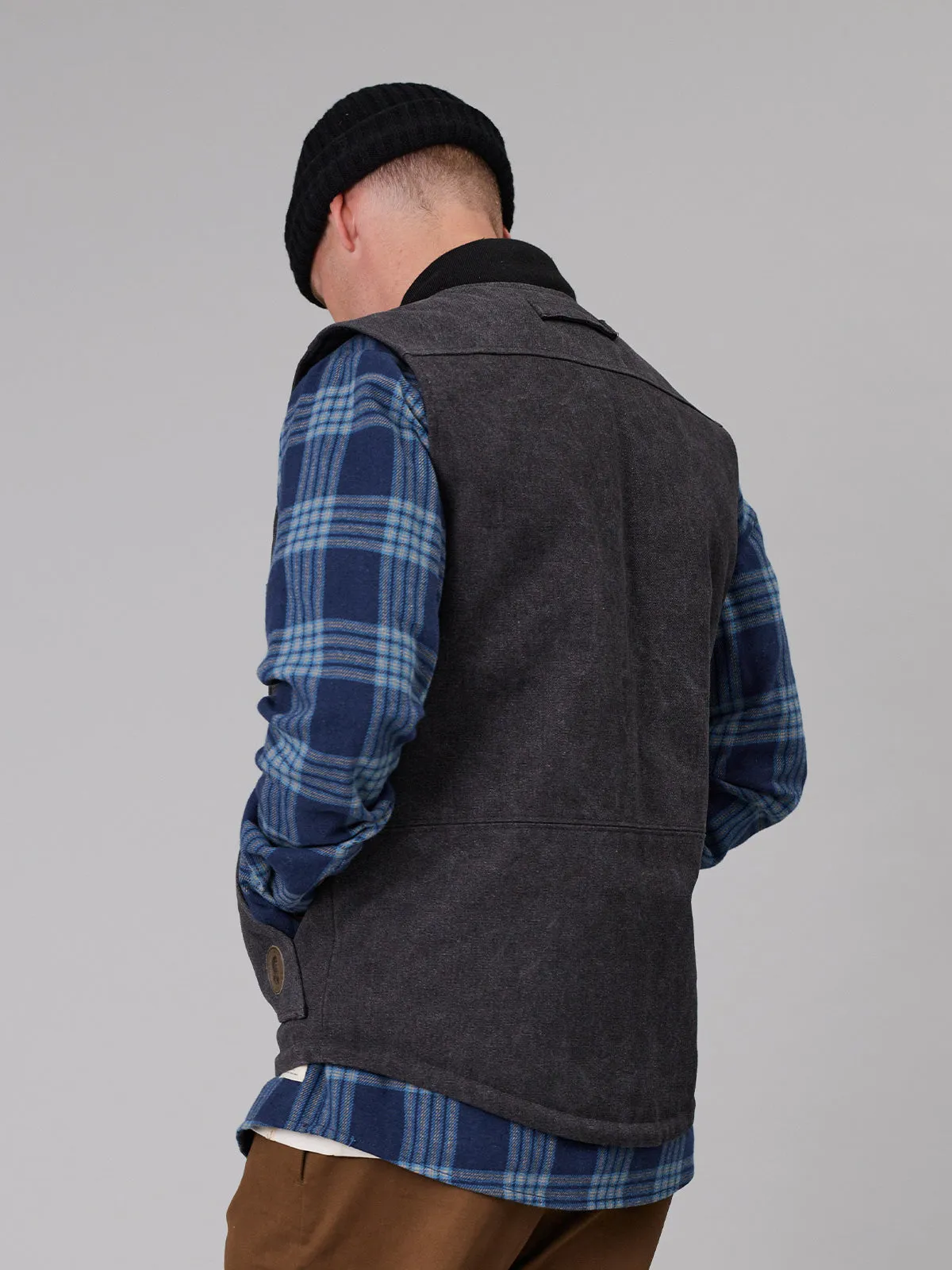 OCEAN WORKS VEST - CHARCOAL