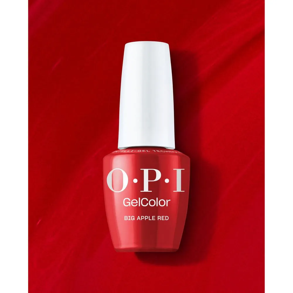 OPI GelColor Gel Nail Polish - Big Apple Red (Creme) with OPI Intelli-Gel Technology™ / 0.5 oz.