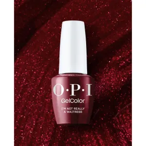OPI GelColor Gel Nail Polish - I'm Not Really a Waitress (Pearl) with OPI Intelli-Gel Technology™ / 0.5 oz.