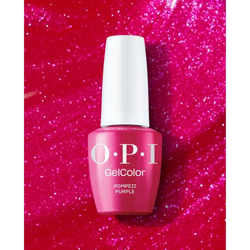 OPI GelColor Gel Nail Polish - Pompeii Purple (Shimmer) with OPI Intelli-Gel Technology™ / 0.5 oz.