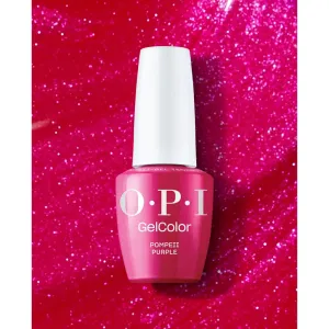 OPI GelColor Gel Nail Polish - Pompeii Purple (Shimmer) with OPI Intelli-Gel Technology™ / 0.5 oz.