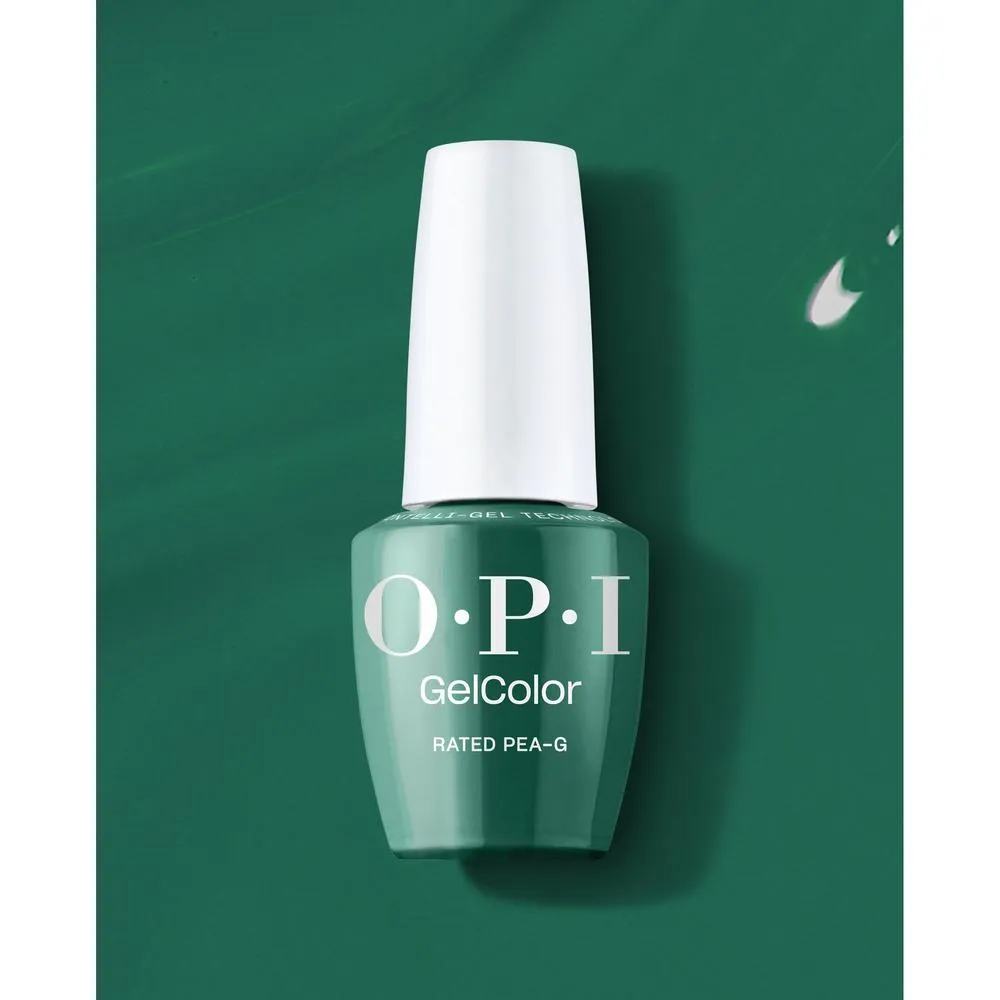OPI GelColor Gel Nail Polish - Rated Pea-G (Creme) with OPI Intelli-Gel Technology™ / 0.5 oz.