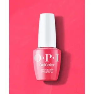 OPI GelColor Gel Nail Polish - Strawberry Margarita (Creme) with OPI Intelli-Gel Technology™ / 0.5 oz.