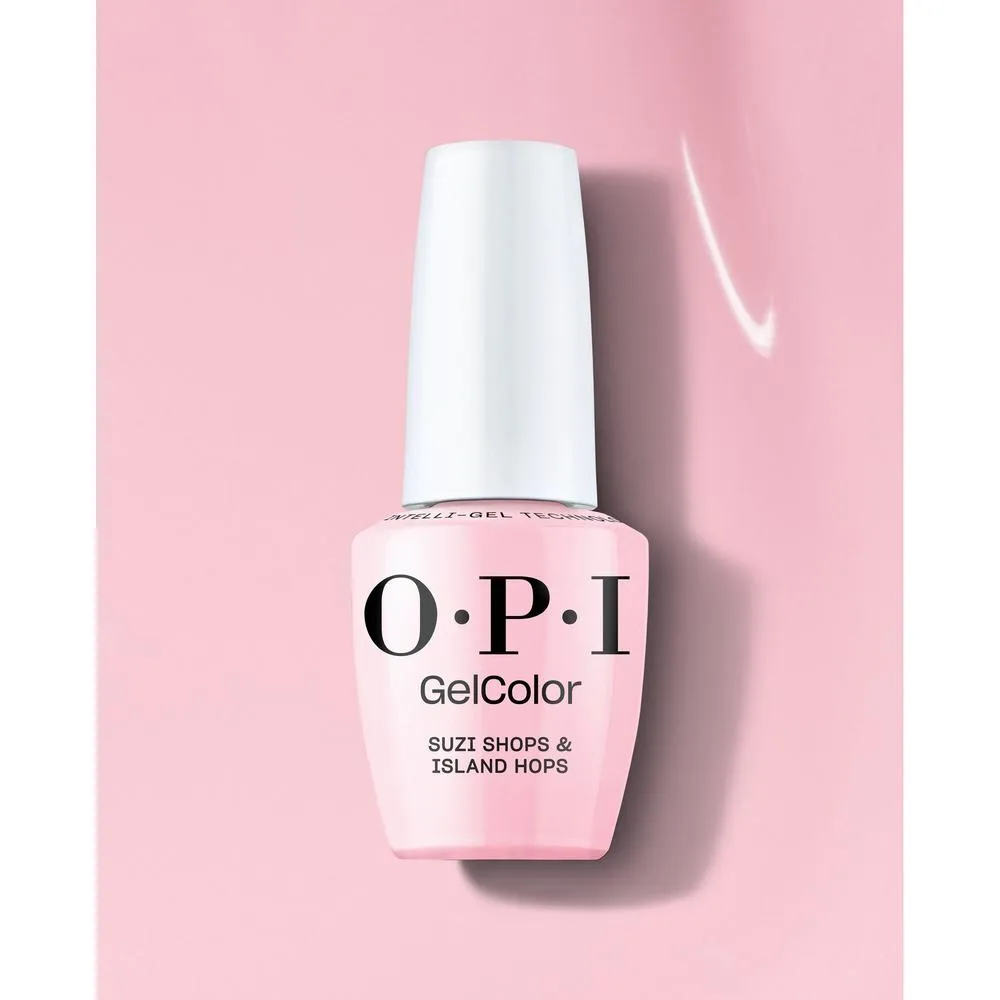 OPI GelColor Gel Nail Polish - Suzi Shops & Island Hops (Creme) with OPI Intelli-Gel Technology™ / 0.5 oz.