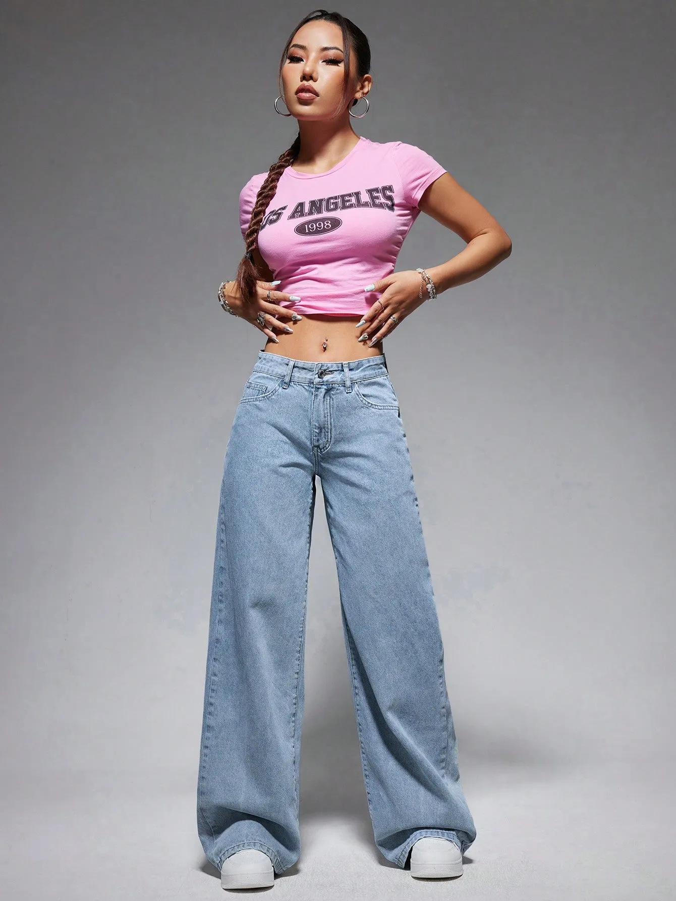 Own The Moment High-Rise Soft Denim