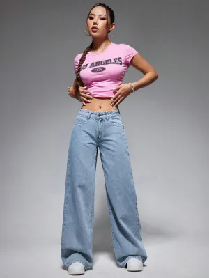 Own The Moment High-Rise Soft Denim