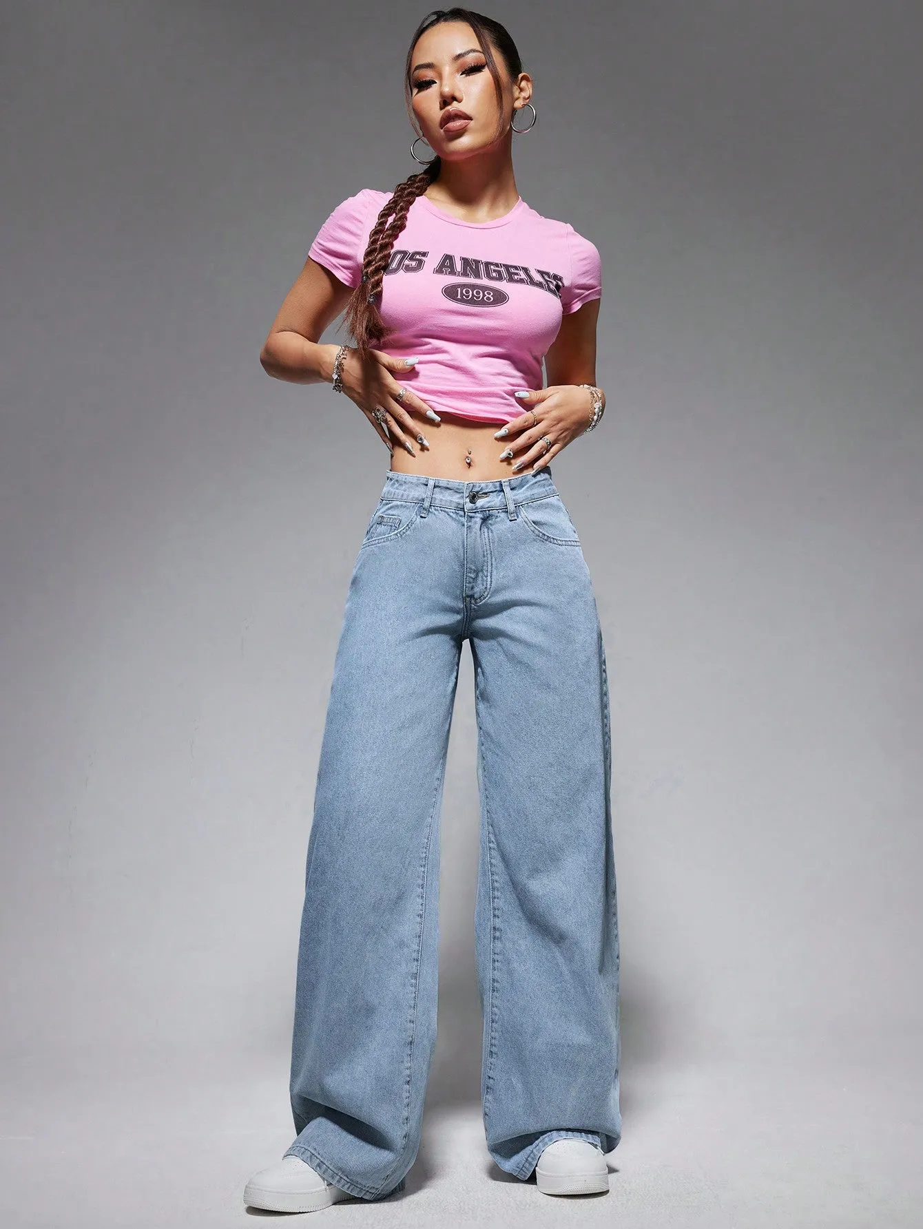 Own The Moment High-Rise Soft Denim
