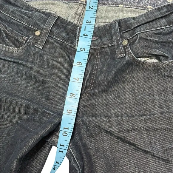 Paige Bel Air Classic Boot Cut Dark Wash Jeans 27