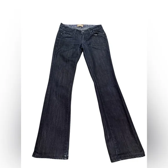 Paige Bel Air Classic Boot Cut Dark Wash Jeans 27