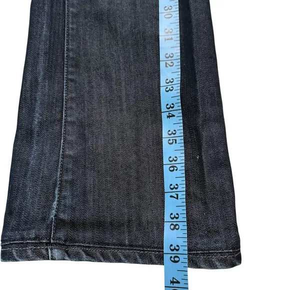 Paige Bel Air Classic Boot Cut Dark Wash Jeans 27