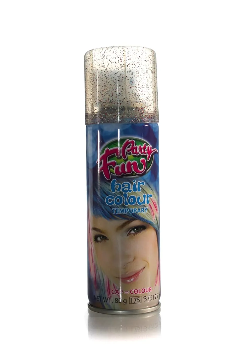 Party Fun Hair Colour Temporary Spray 125ml  |  125ml/80g, Various Colours