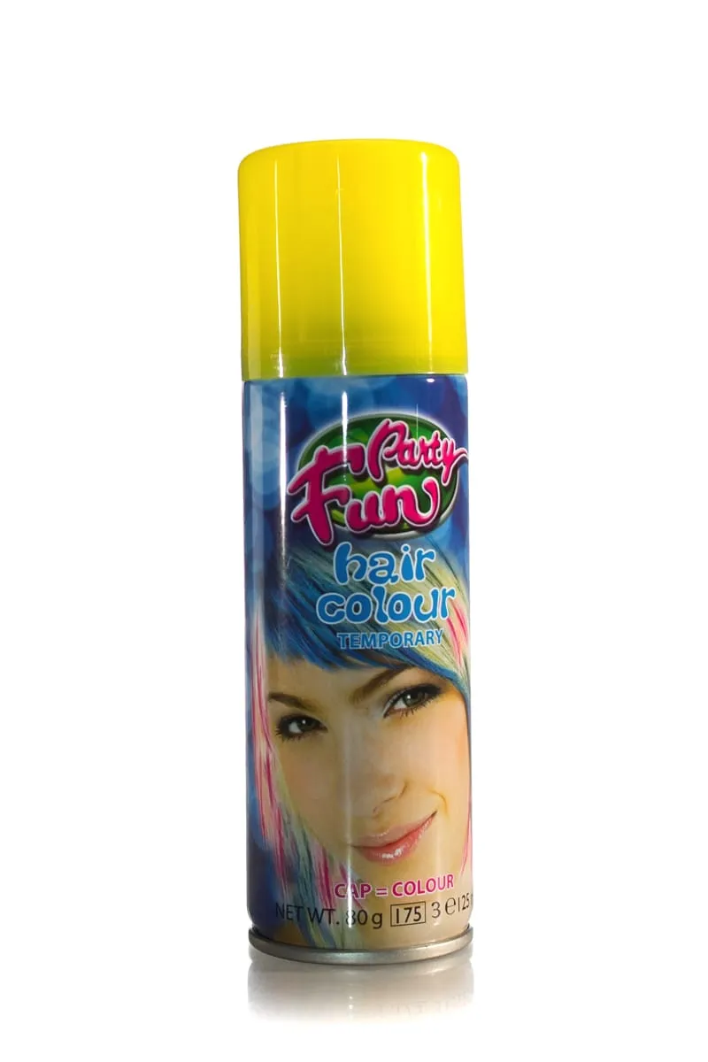 Party Fun Hair Colour Temporary Spray 125ml  |  125ml/80g, Various Colours