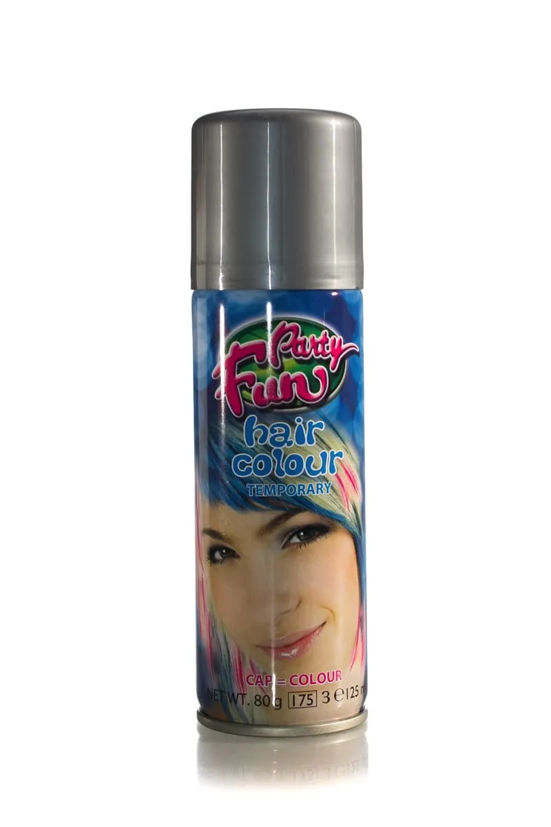 Party Fun Hair Colour Temporary Spray 125ml  |  125ml/80g, Various Colours