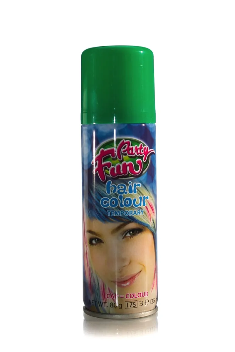 Party Fun Hair Colour Temporary Spray 125ml  |  125ml/80g, Various Colours