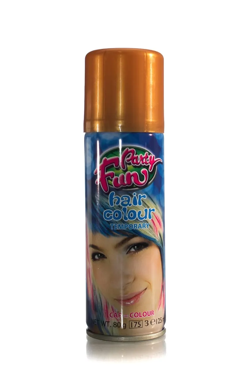 Party Fun Hair Colour Temporary Spray 125ml  |  125ml/80g, Various Colours